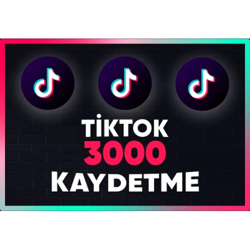  ⚡  GARANTİLİ  TİKTOK 3000 KAYDETME ⚡